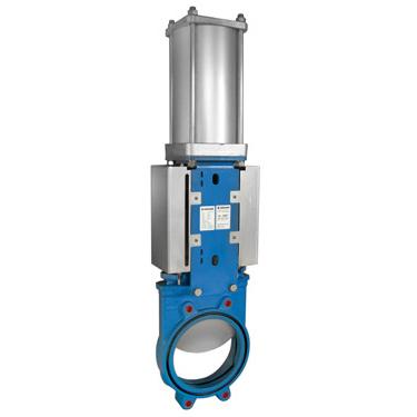 Bi-directional wafer style knife gate valve for general industrial and water applications